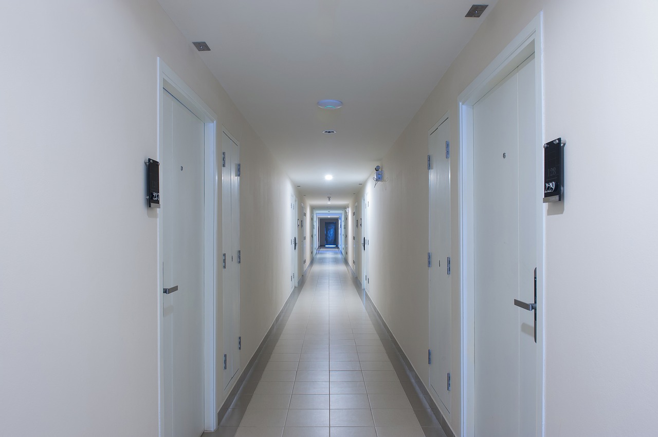 apartments pathway corridor free photo