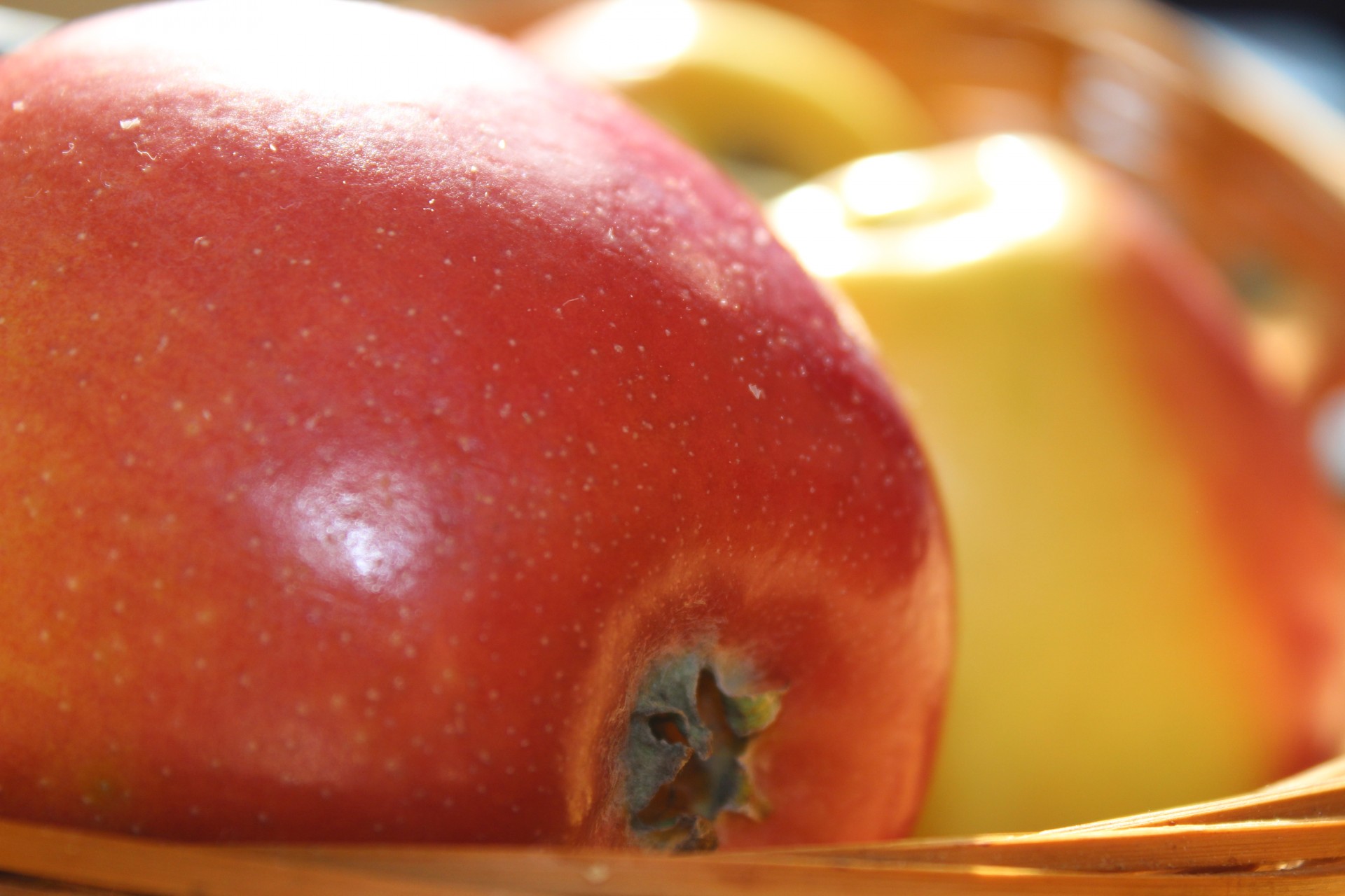 apple fruit apple in basket free photo