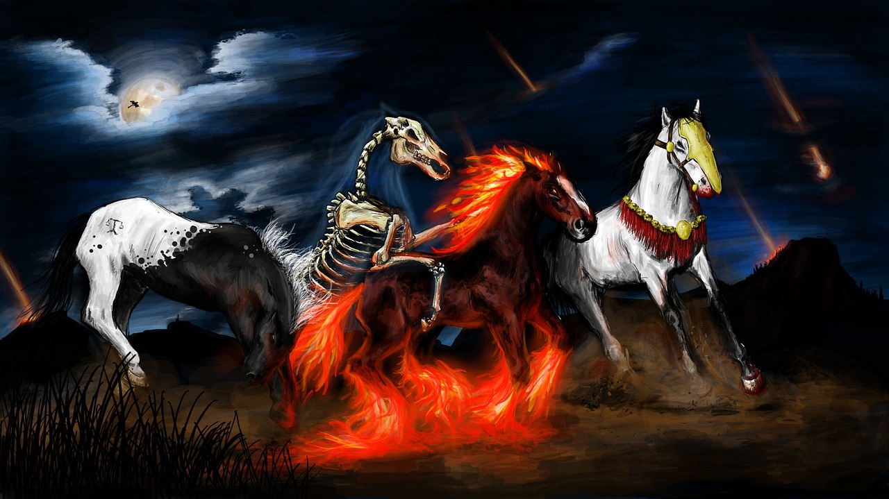 apocalypse horses riders free photo