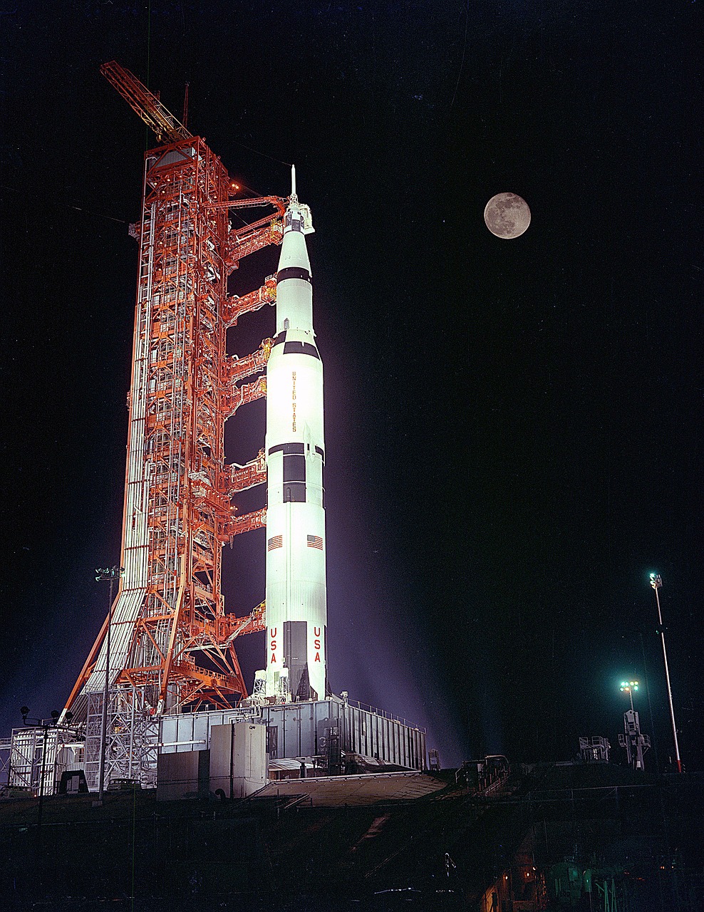 apollo 17 launch pad pre-launch free photo