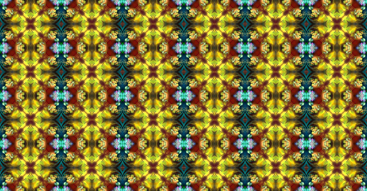 apophysis fractal tile pattern free photo