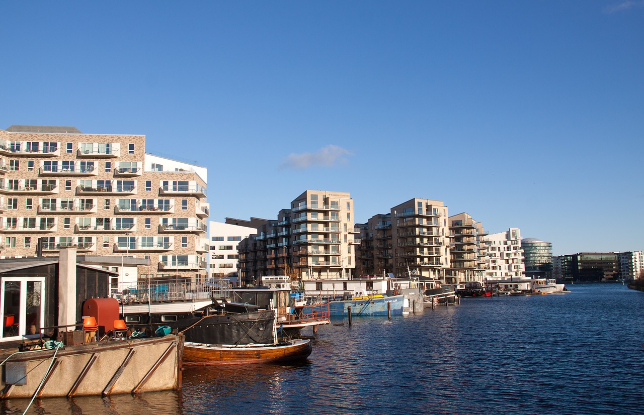 appartments houses copenhagen free photo