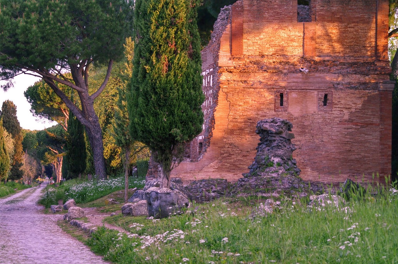 appia antica rome roman free photo