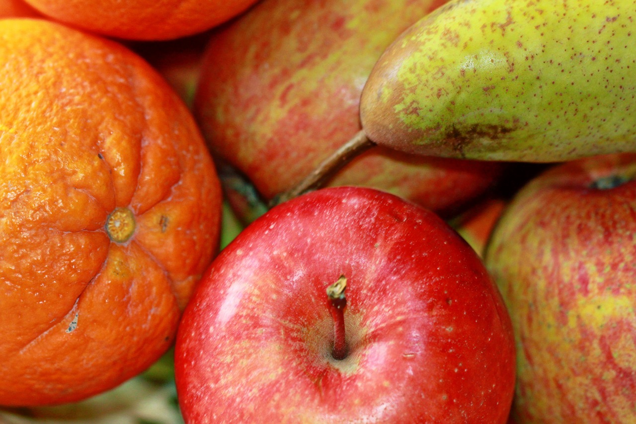 apple fruit pear free photo