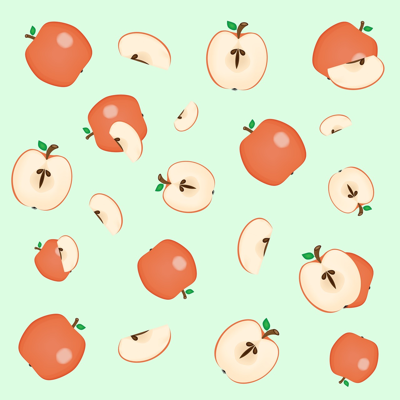 apple fruit background free photo