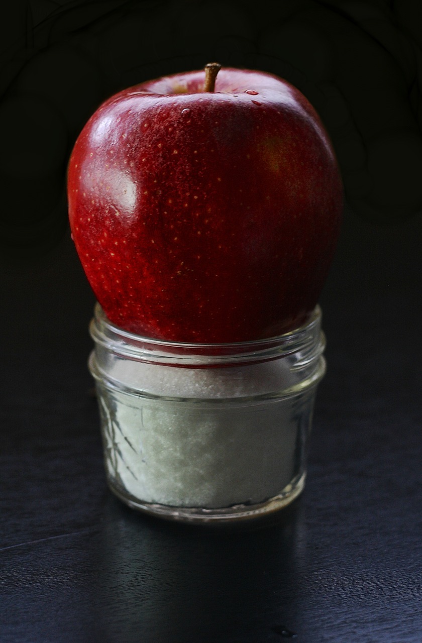 apple sugar ingredients free photo