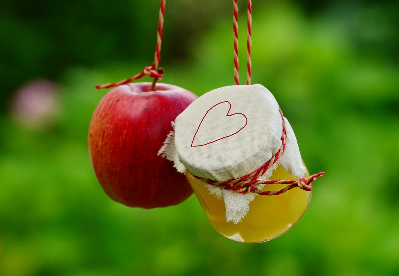 apple apple compote jar free photo