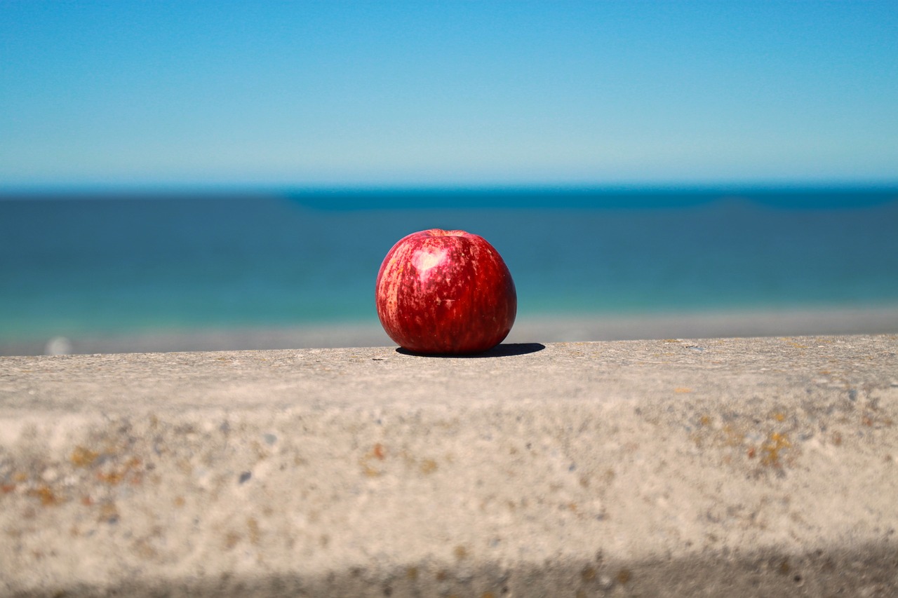 apple beach landscape free photo
