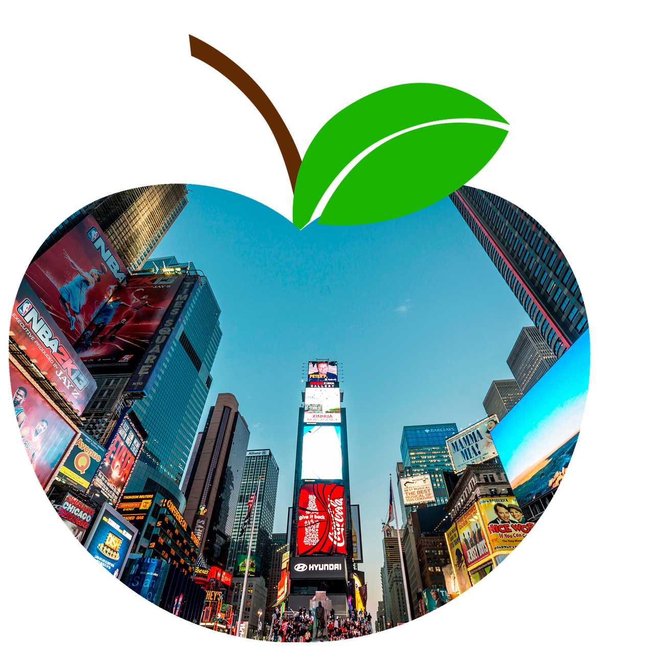 apple new york ny manhattan free photo