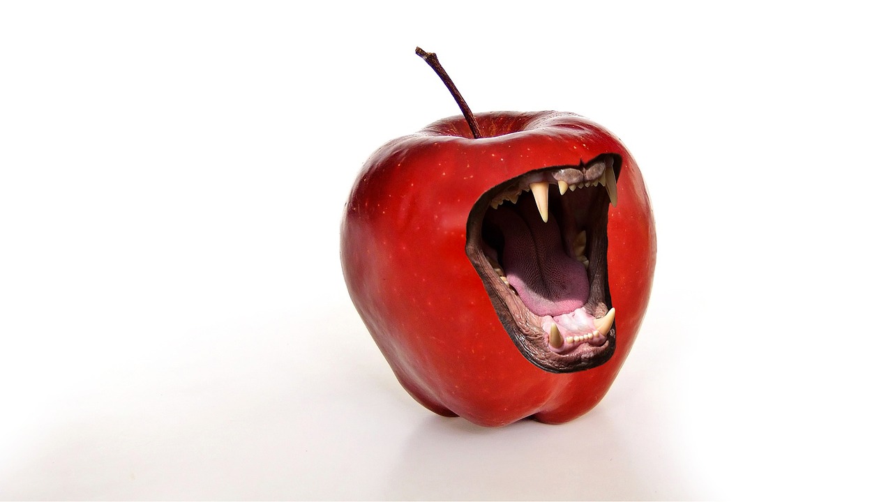 apple snappy tooth free photo