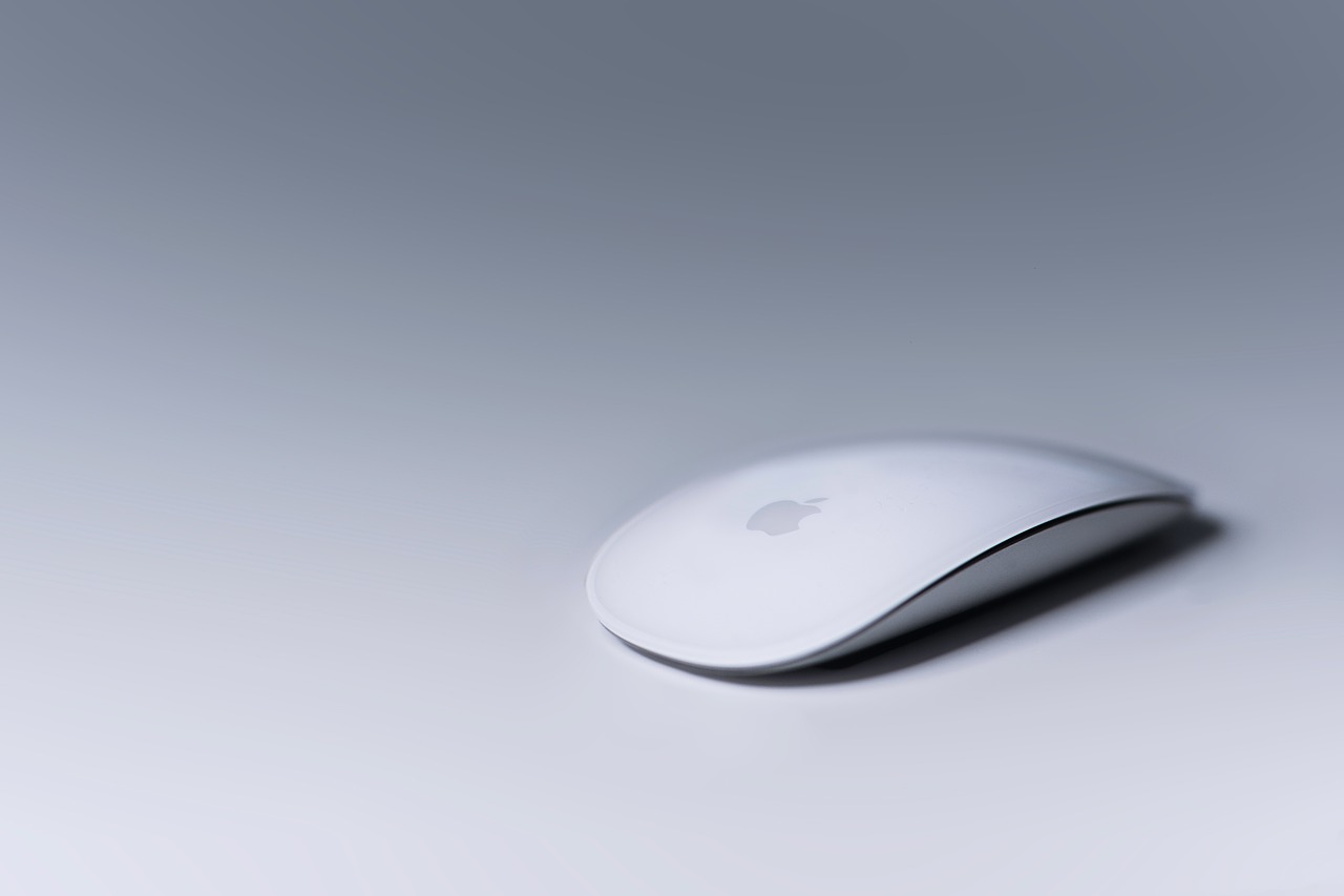 apple computer mouse gadget free photo