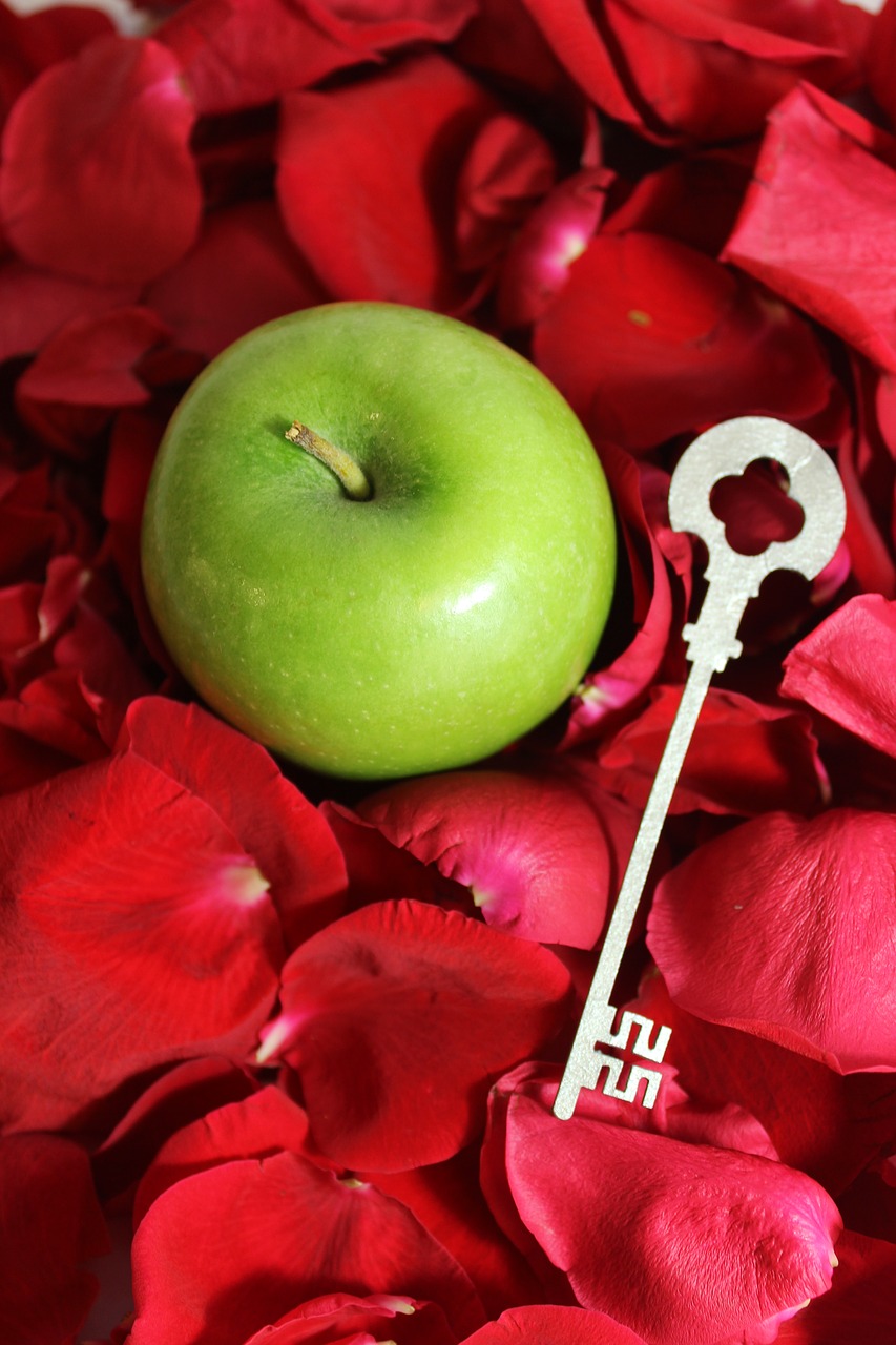 apple green key free photo