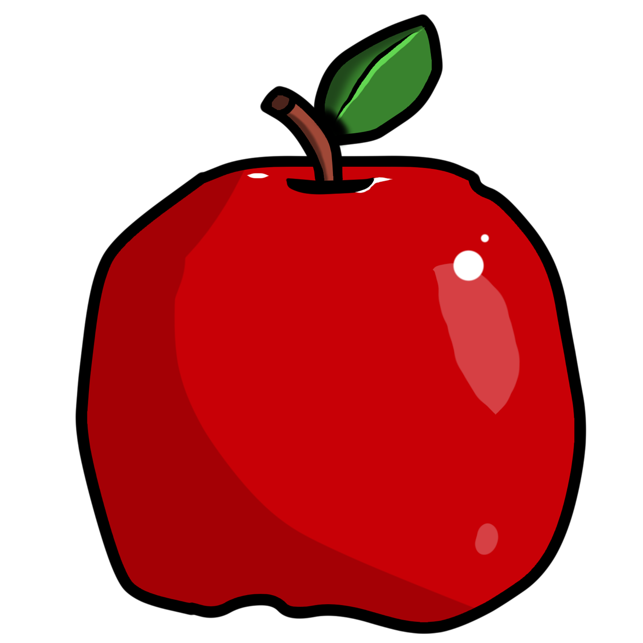 apple  fruit  drawing free photo