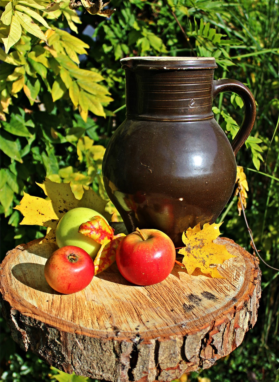 apple autumn still life free photo