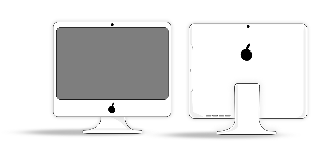 apple computer mac monitor free photo