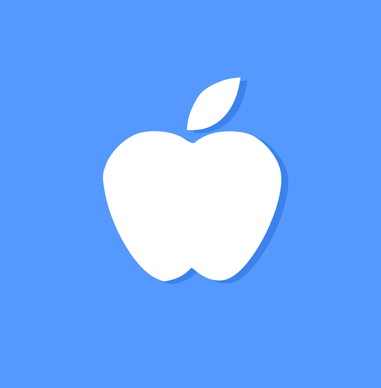 apple icon  icon  blue free photo