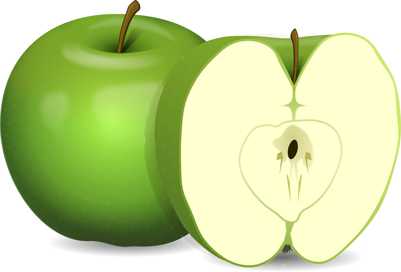 apples green fruit free photo