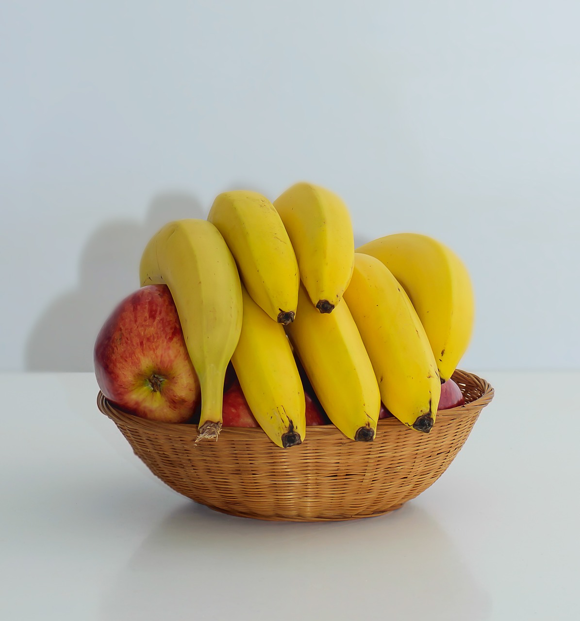 apples bananas fruit free photo