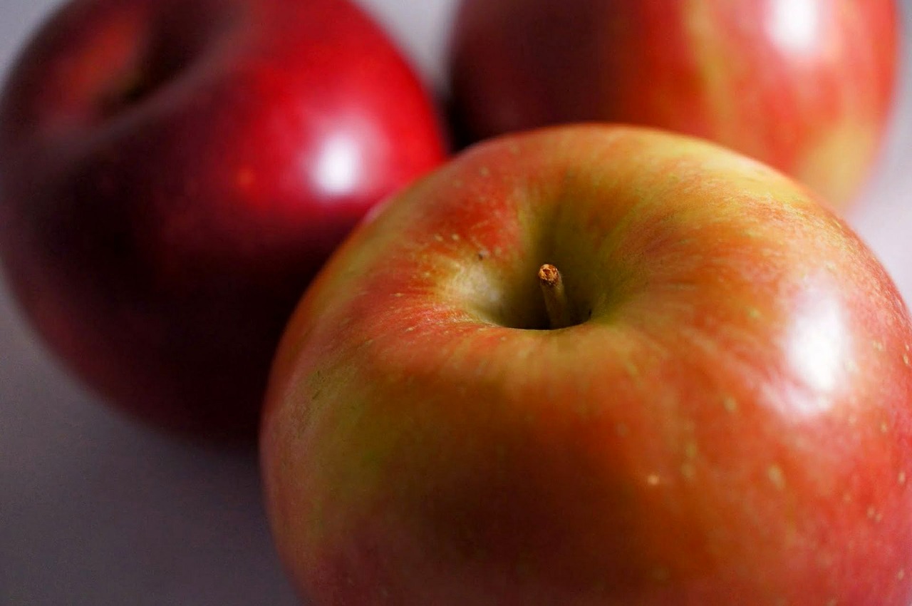 apples red fruit free photo