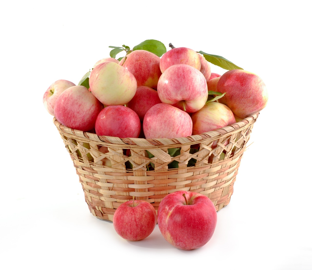 apples basket full set free photo