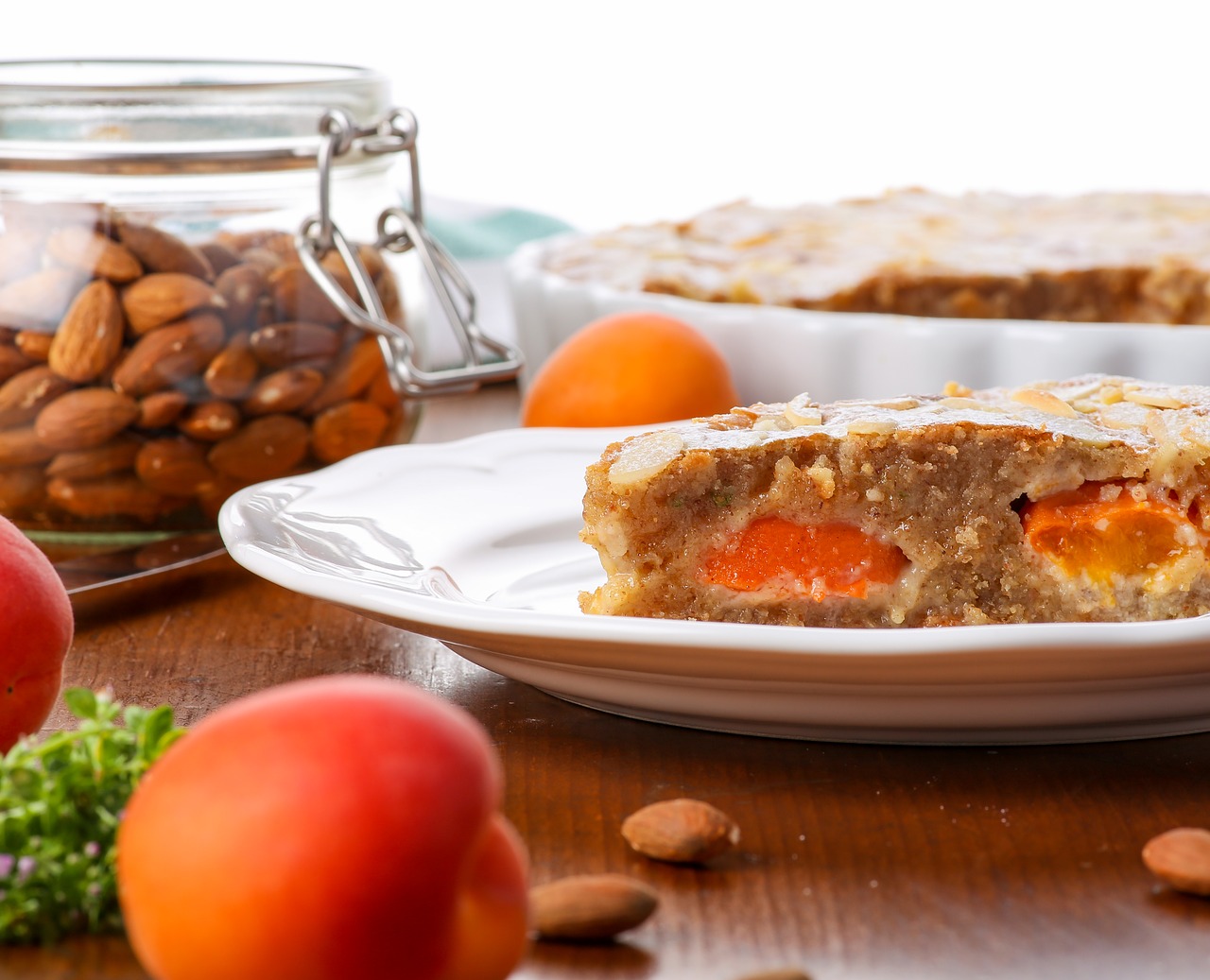 apricot frangipane tart free photo