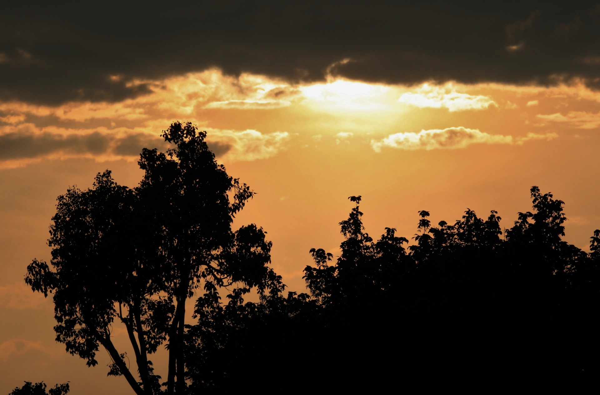 sky sunset cloud free photo