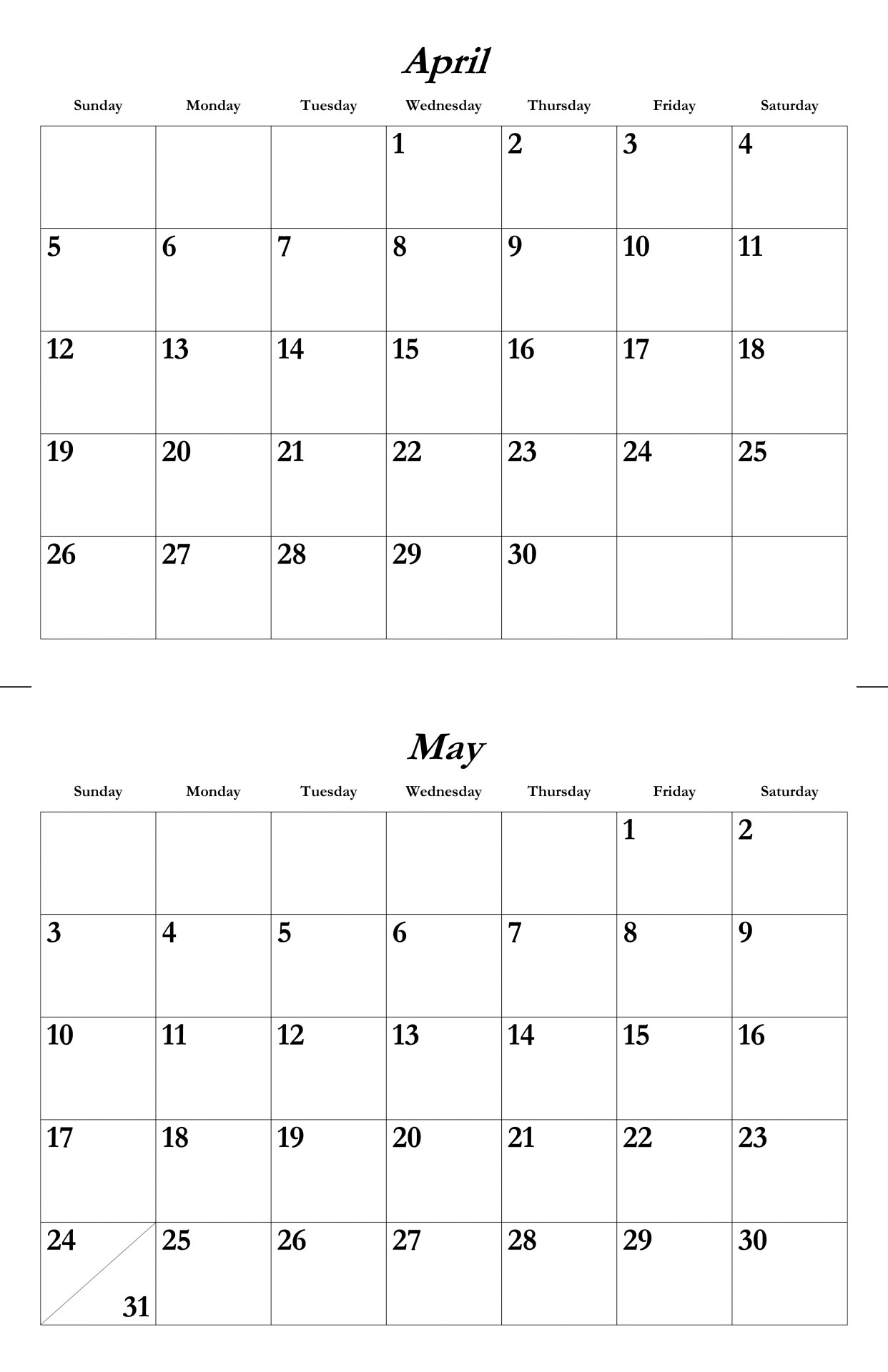 april may 2015 calendar planner free photo