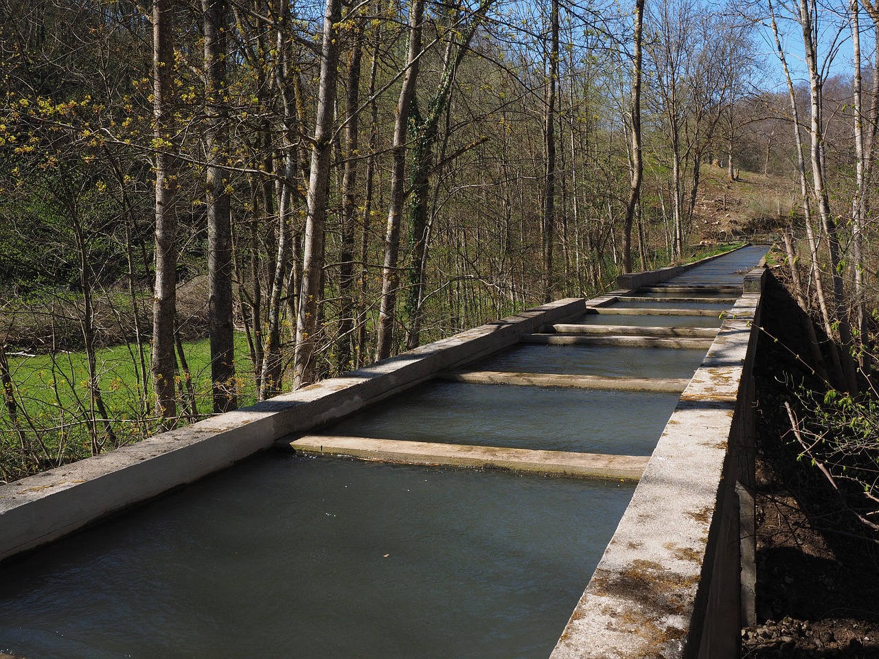 aqueduct water channel channel free photo