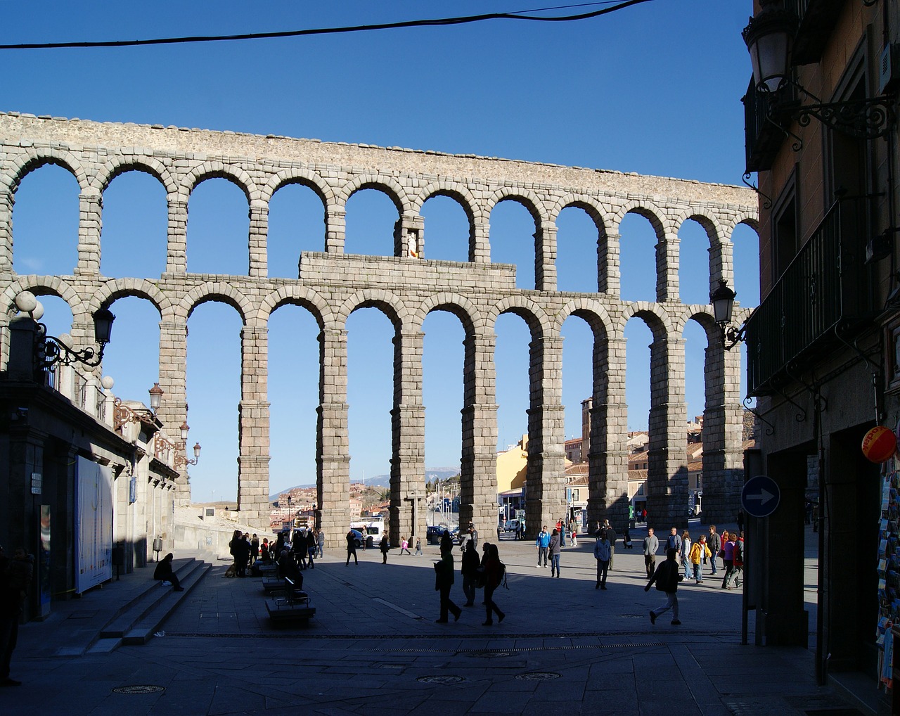 aqueduct architecture monument free photo
