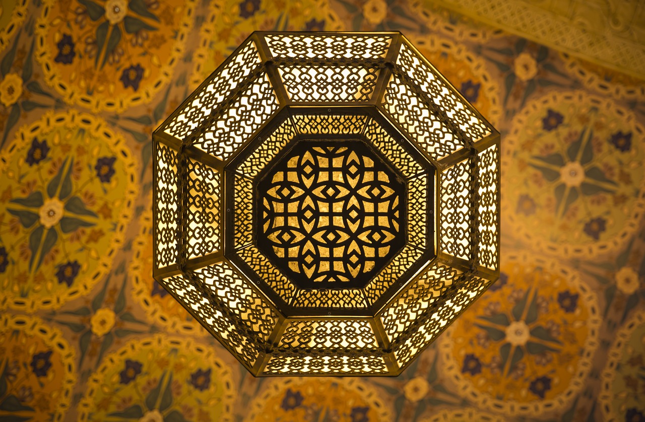 arabian ceiling chandelier free photo