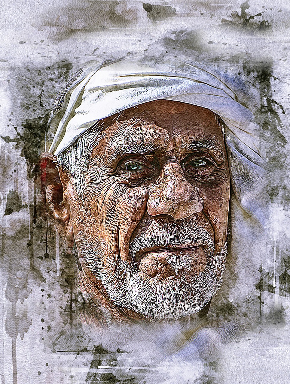 arabic  man  old free photo