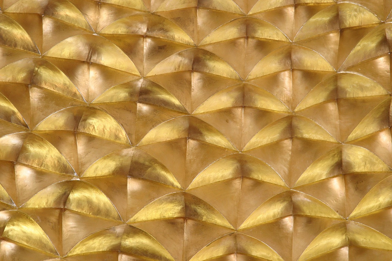 arabic gold pattern free photo