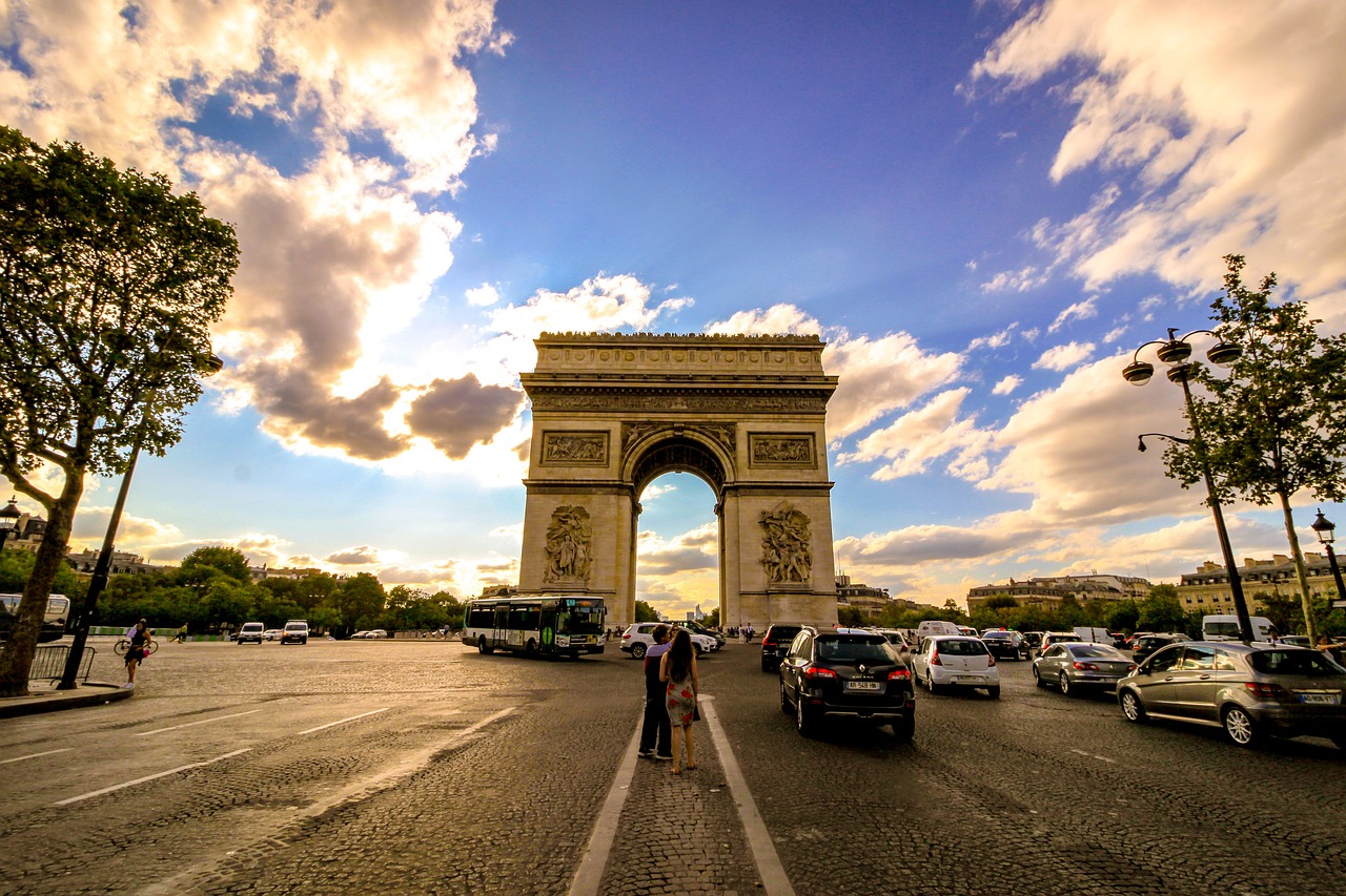 arc  triumph  tourism free photo