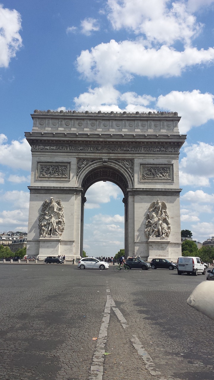 arc de triomphe paris france free photo