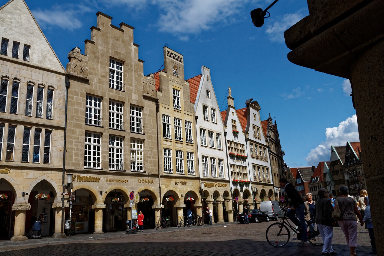 arcades münster architecture free photo