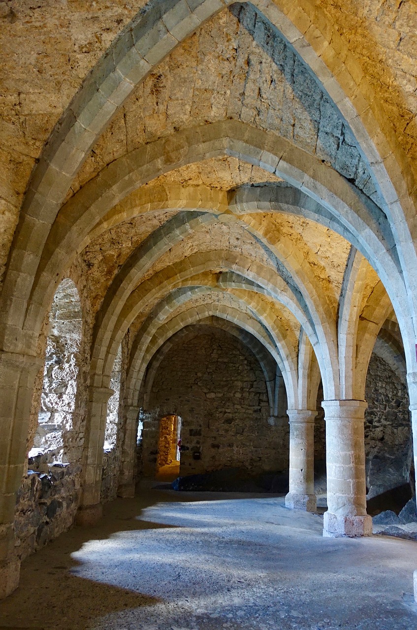 arch monastery architecture free photo