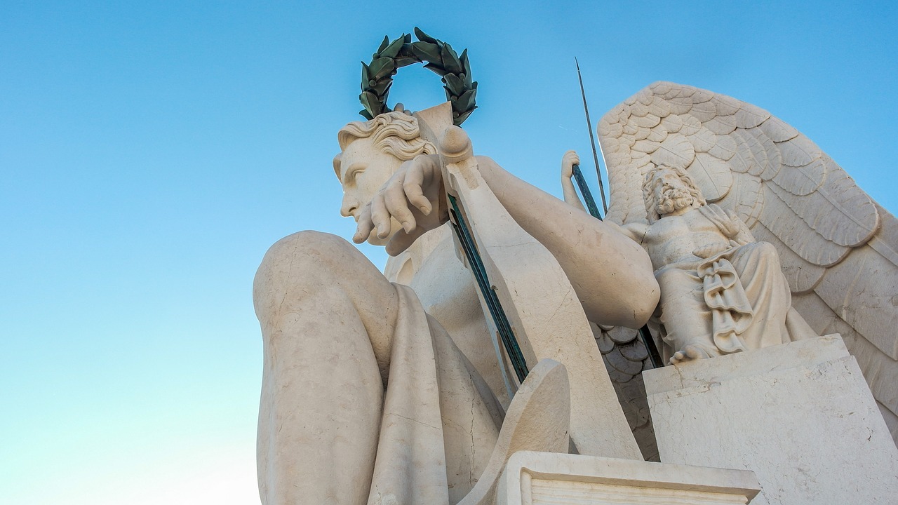 arch of augusta street lisbon portugal free photo