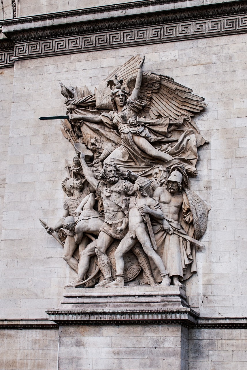 arch of triumph paris france free photo