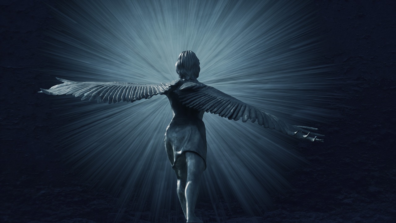 archangel angel sky messenger free photo