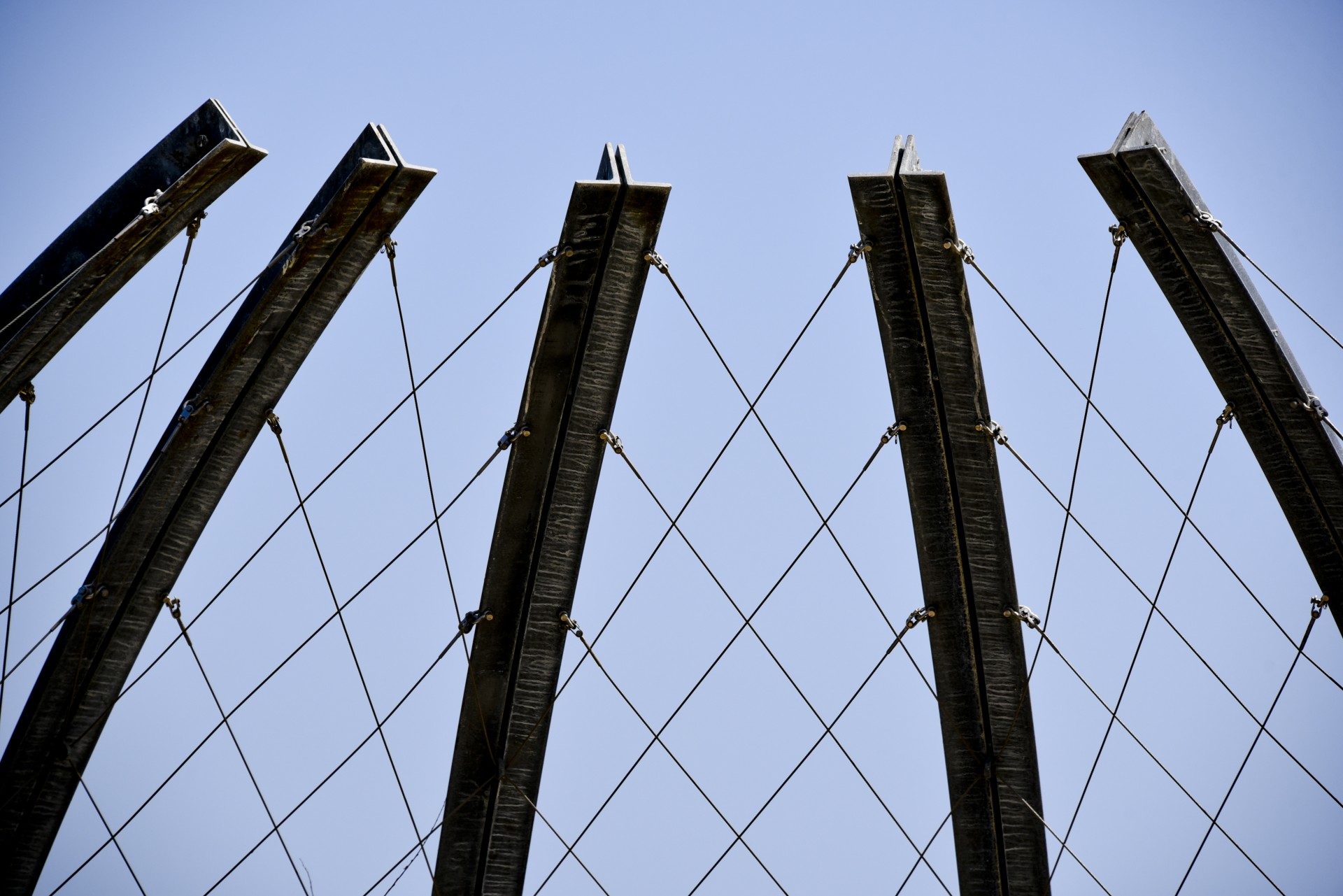 bars arched sky free photo