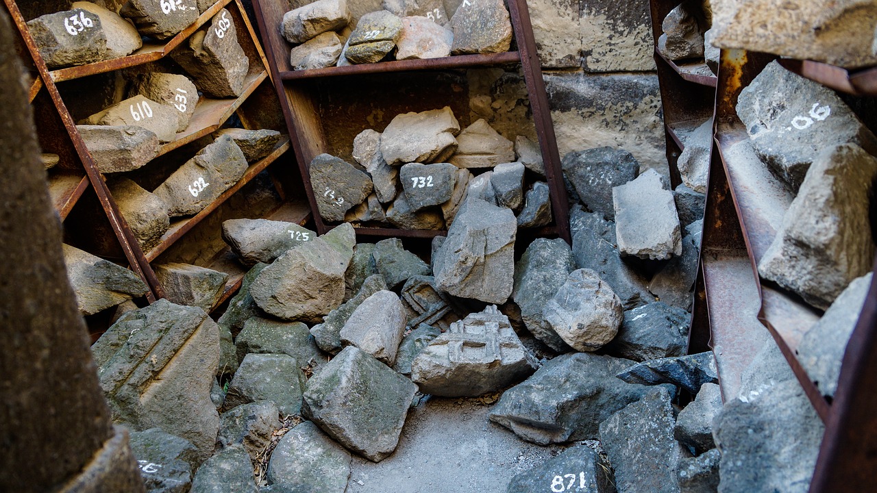 archeology ruin stones free photo