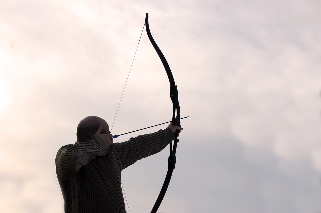 archer arrow man free photo