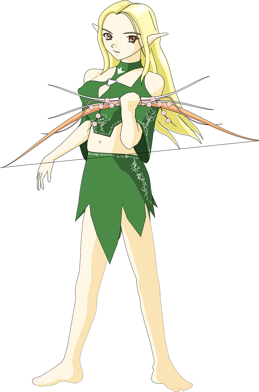 archer bow elf free photo