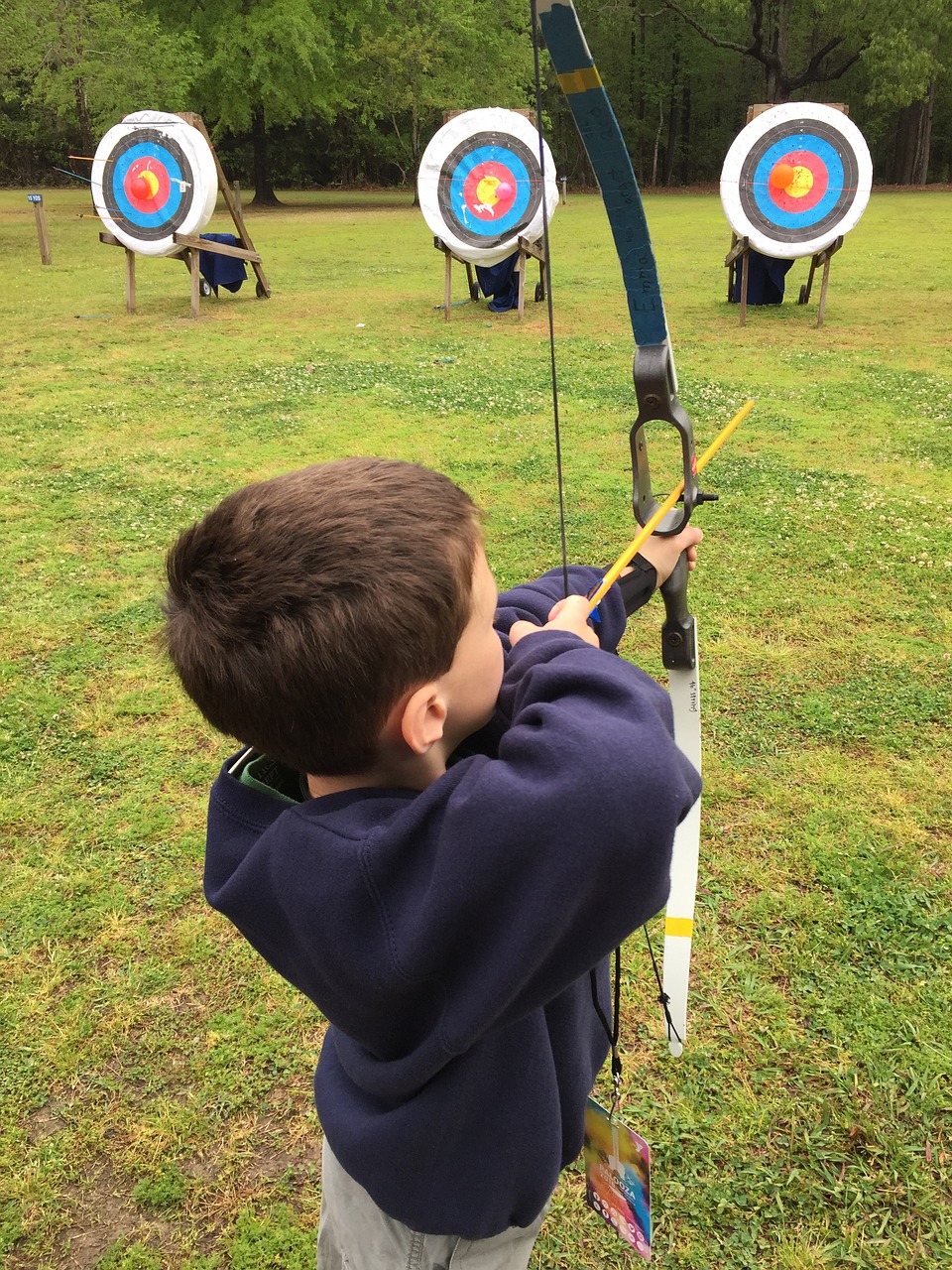 archery boy bow free photo