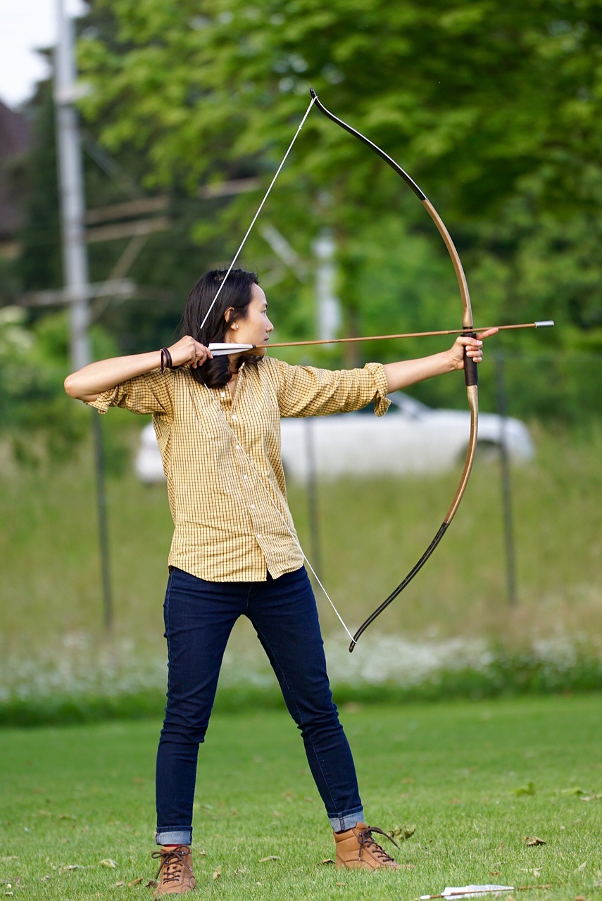 archery bow and arrow objectives free photo