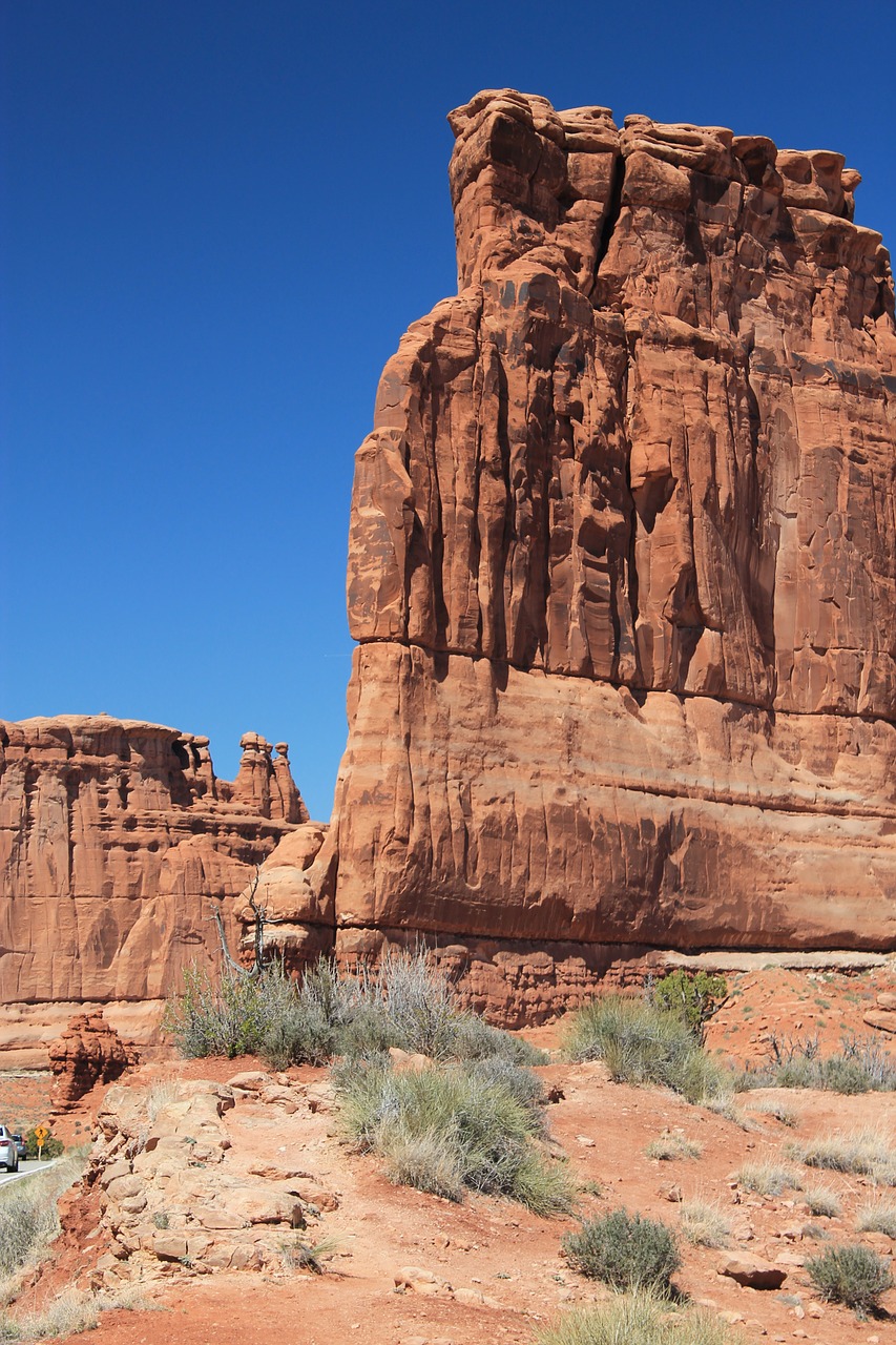 arches sandstone monuments free photo