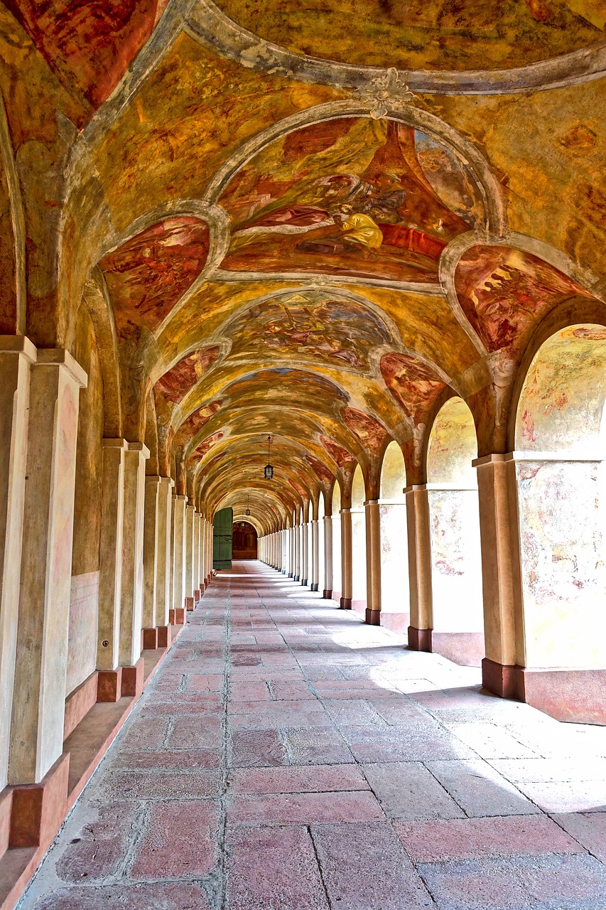 arches colonnade cloister free photo