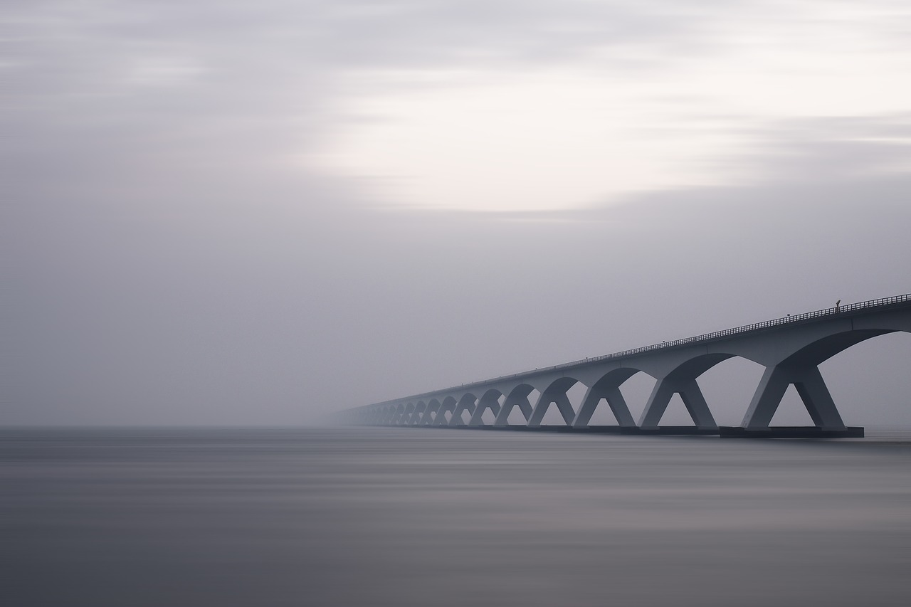 arches bridge dawn free photo