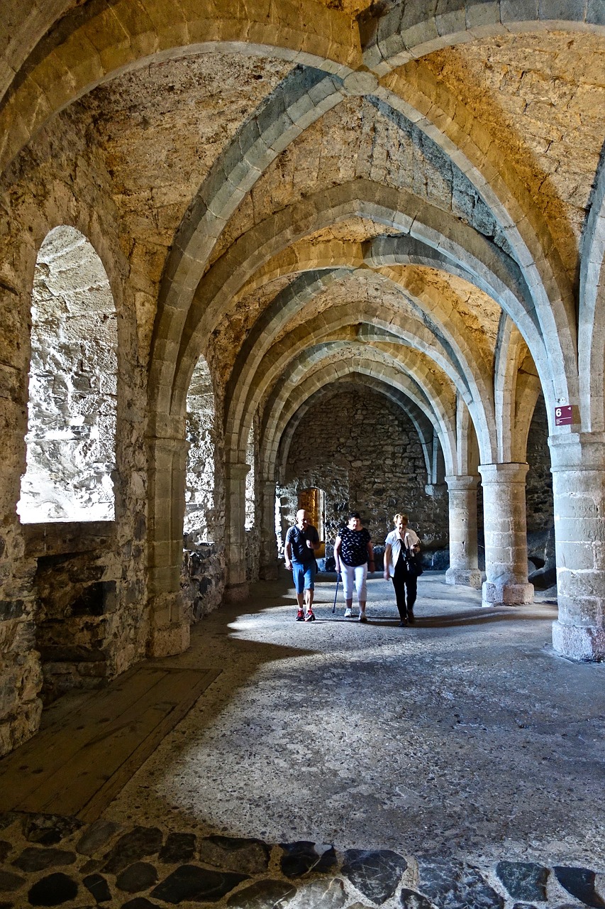 arches cloisters church free photo