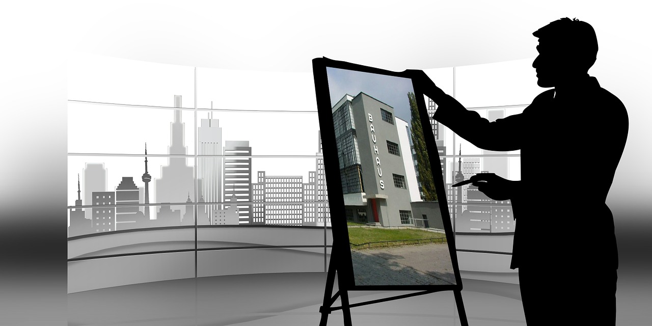 architect picture wall skyscrapers free photo